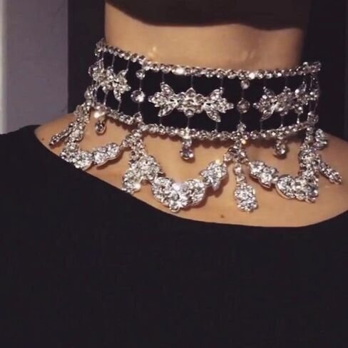 YZYDF Vintage Pendant Necklaces Choker Clavicle Chain Statement Jewelry Adjustable Collar Necklaces Gift in Saudi Arabia
