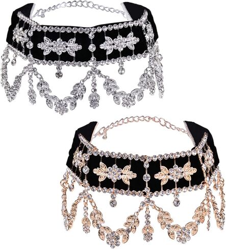 YZYDF Vintage Pendant Necklaces Choker Clavicle Chain Statement Jewelry Adjustable Collar Necklaces Gift in Saudi Arabia