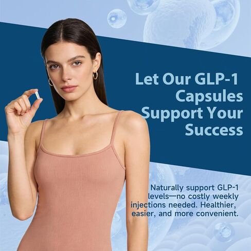 مكمل GLP-1، تركيبة 34 في 1 لدعم مستويات GLP1 الصحية والهضم وصحة الأمعاء، مع البربارين والبطيخ المر والقرفة والكركم والبروبيوتيك والبريبايوتكس والإنزيمات الهاضمة، 100 كبسولة in Saudi Arabia