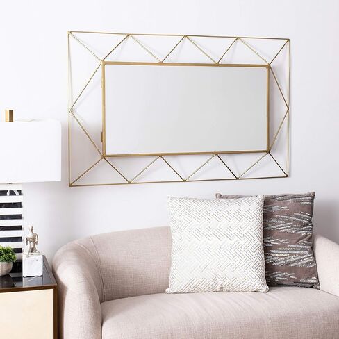 مرآة زخرفية مستطيلة الشكل من Safavieh Home Heath مقاس 47 بوصة in Kuwait