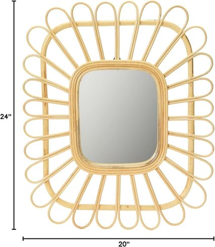 Bloomingville Handmade Rattan Mirror in Saudi Arabia