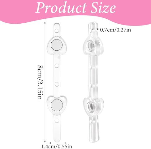 10 أزواج من 7 أزواج من دبابيس العروة المغناطيسية على شكل زهور، دبابيس صغيرة من دبابيس الزهور لمستلزمات صناعة الصدار المصنوعة يدويًا في حفل زفاف العروس (شفاف) in Kuwait