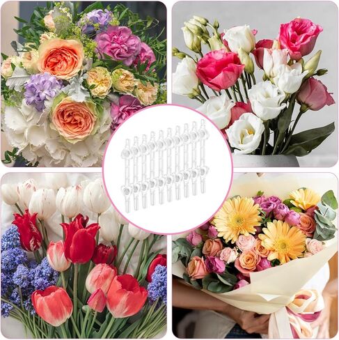 10 أزواج من 7 أزواج من دبابيس العروة المغناطيسية على شكل زهور، دبابيس صغيرة من دبابيس الزهور لمستلزمات صناعة الصدار المصنوعة يدويًا في حفل زفاف العروس (شفاف) in Kuwait