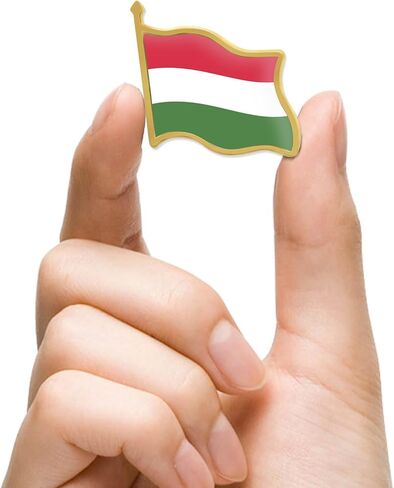 12/24/50/100 قطعة دبابيس علم المجر الرسمية السائبة-دبوس التلبيب الوطني المجري المعدني in Kuwait