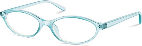 نظارات حظر الضوء الأزرق البيضاوي للنساء الرجعية 90S Cat Eye Frame Glasses Computer Eyeglasses Anti Eyephrain in Kuwait