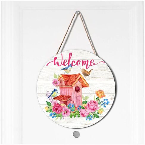 Ceutoiy Pineapple Front Door Wreath Welcome Signs For Kitchen Bedroom, Turquoise Sea Pineapples Ocean Beach Welcome Door Hanger Wooden Welcome Wreath Signs For Holiday Home Coffee Shop Window Decor in Saudi Arabia