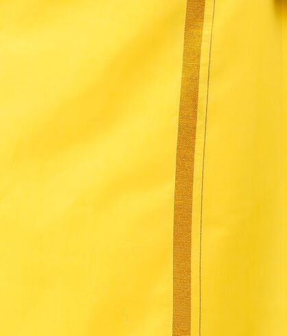 PRAKASAM COTTON رجالي أحمر اللون Jari قطن مرن مقاس Welcro Pocket Dhoti (JARI-RED) in Kuwait