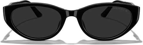 MERRY'S Folding Sunglasses Retro Vintage Narrow Cat Eye Sunglasses for Women Men with Case S6189 in Saudi Arabia
