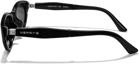 MERRY'S Folding Sunglasses Retro Vintage Narrow Cat Eye Sunglasses for Women Men with Case S6189 in Saudi Arabia