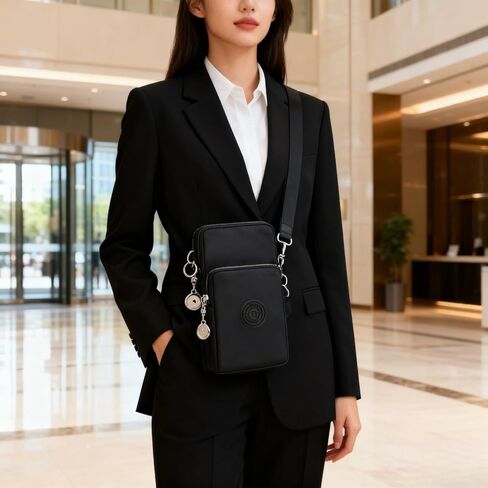 Compact Crossbody Purse for Women, Mini Phone Bag with Adjustable Strap, Lightweight Shoulder Handbag in Saudi Arabia