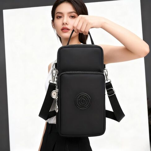 Compact Crossbody Purse for Women, Mini Phone Bag with Adjustable Strap, Lightweight Shoulder Handbag in Saudi Arabia