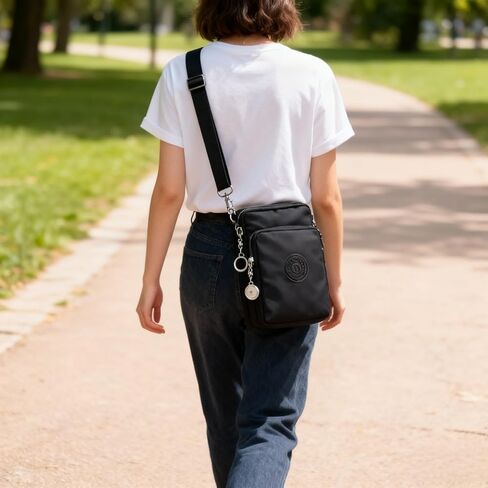 Compact Crossbody Purse for Women, Mini Phone Bag with Adjustable Strap, Lightweight Shoulder Handbag in Saudi Arabia