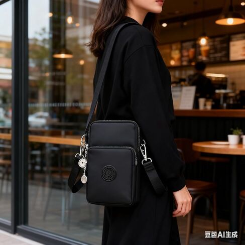 Compact Crossbody Purse for Women, Mini Phone Bag with Adjustable Strap, Lightweight Shoulder Handbag in Saudi Arabia