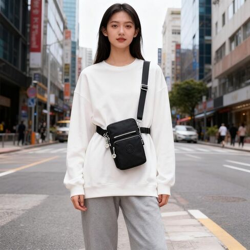 Compact Crossbody Purse for Women, Mini Phone Bag with Adjustable Strap, Lightweight Shoulder Handbag in Saudi Arabia