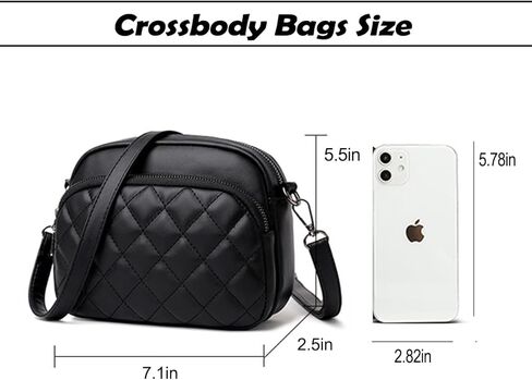 Crossbody Bags for Women PU Fashion Casual Shoulder Bag Phone Bag Coin Purses in Saudi Arabia