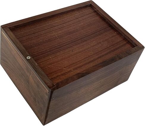 IBLAY Wooden Urn Box: Hand-Carved Memorial Cremation Urn for Human Ashes (9.5x7.5in) Holds upto 250 lbs in Saudi Arabia