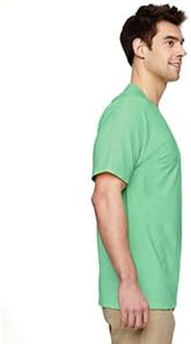 Gildan Adult 53 oz T-Shirt - MINT GREEN - 4XL - (Style # G500 - Original Label) in Saudi Arabia