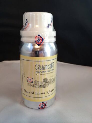 Musk Tahara (Misk Jism or Musk Al Aroose) 90ml (100g) Concentrated Perfume Oil by Surrati Perfumes - Thick Viscous Arabic Pure Musk in Saudi Arabia