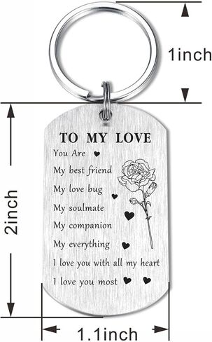 SOUSYOKYO Wife Valentines Day Gifts from Husband, Best Wife Ever Keychain, Wife Anniversary Birthday Present in Saudi Arabia