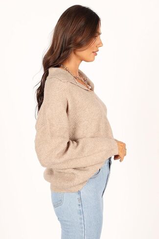 Petal & Pup Women's Shay Collar Knit Sweater in Saudi Arabia