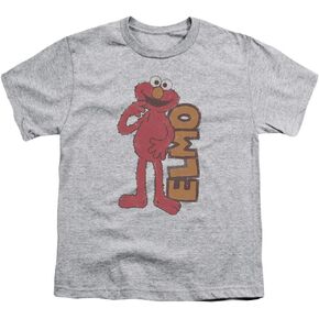 Sesame Street Vintage Elmo & Stickers Toddler Little Boys & Girls T Shirt & Stickers