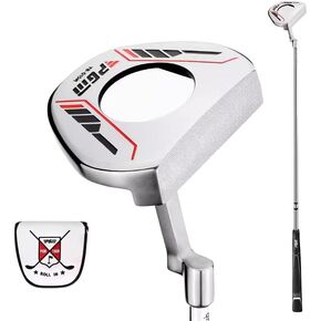 PGM Golf Standing Putter - Ultra Low Center of Gravity - Stability - 34'' Club Length - Professional Single Club with Sighting Line, Suitable for Standard Golf Balls(1.68 inches in Diameter.)