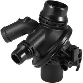 X AUTOHAUX Thermostat Housing Assembly 11538671516 Engine Coolant Thermostat Housing Assembly for BMW 535i GT XDrive 2011-2016 for BMW 535i GT 2010-2017