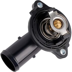 EVIL ENERGY Thermostat Housing Assembly, 902-3035 Engine Coolant Thermostat Compatible with 2011-2022 Chrysler 300 2011-2022 Dodge Challenger Charger 3.6L, 5184977AD, 5184977AE
