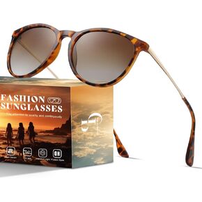 CHBP Polarized Sunglasses for Women Men - Trendy 2024 Vintage Classic Retro Round Mirrored Lens Designer Style