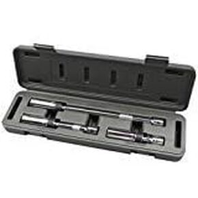 3/8" Drive Magnetic 3pcs Swivel Spark Plug Socket Set, 5/8-Inch, Magnetic Universal Spark Plug Service Kit, 3 Piece - 4", 6" & 11" length-by Kauplus