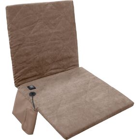 Heated Seat Cushion, 3 Intelligent Temperature Control, Winter Outdoor Camping, Camping, Fishing And Hunting With Backrest Heating Cushion, Stadium Bleacher Chair Heating Pad ( Size : Khaki_40*40*40cm