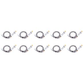 10pcs LJ12A3-4-J/EZ Inductive Proximity Sensor Switch Detector 2-Wire AC 90-250V 400mA Normally Open Approach Switch,Isolation/Load Switch