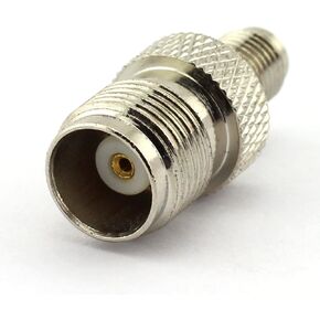 DGZZI 2-Pack TNC Female to SMA Female RF Coaxial Adapter TNC to SMA Coax Jack Connector