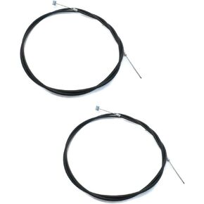 (2 Pack) 65" Clutch Brake Cable with 60" Housing for Motorcycle Custom Universal Chopper