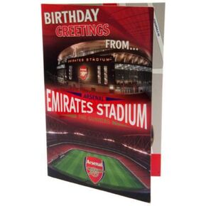Official Arsenal F.C.,Multi,3848 Birthday Card - Club Stadium Pop Up Card