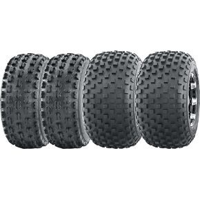 WANDA Set of 4 Sport ATV tires 22x7-10 22x7x10 Front & 22x11-10 22x11x10 Rear