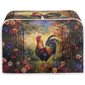 Butterfly Toaster Covers Bling Bread Maker Oven Protector Covers 2 Slice Toaster Dust Proof Fingerprint Covers Kitchen Accessories for Decor, Blue