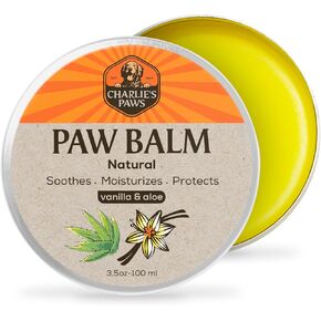 Paw Balm for Dog and Cat Paw Pad Nose Balm Cat Butter Paw Moisturizer Protect Dry Cracked Paw Foot Paw Elbows with 100% Natural Oil 3.5 Oz (Aloe & Vanilla)
