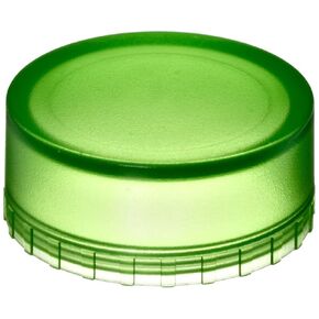 Omron A22Z-30TG Pushbutton Color Cap, Round Green