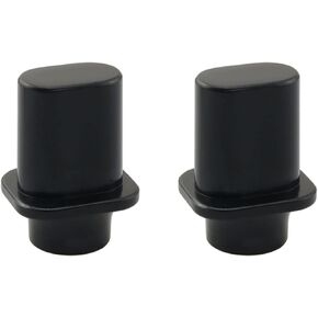ZYAMY 2pcs Top Hat Guitar Telecaster Switch Tips 3-Way Plastic Lever Tip Knobs, 3 Way Selector for Fender Telecaster, Guitar Spare Parts