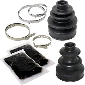 Caltric Front Axle Inner Outer Cv Boot Kit Compatible with Yamaha Kodiak 400 Yfm400Fa 4X4 2000-2006