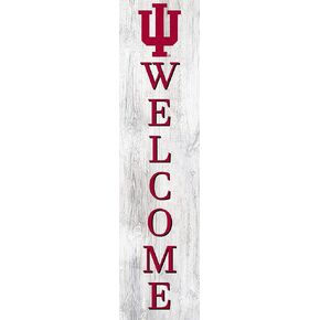 Fan Creations NCAA Indiana Hoosiers Unisex Indiana 24" Welcome Leaner, Team, 24 inch