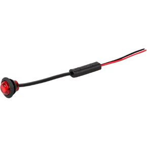 Maxxima M09300YAT Amber LED 3/4" Mini Round Clearance Auxiliary Turn Light