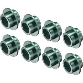 M METERXITY 8 Pack Spacers - Inline Axle Bushing Wheel Center Spacer Aluminum, Apply to Roller Skating/Outdoor Sports (0.4" H, Green) in Kuwait