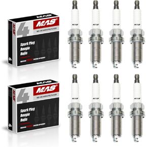 MAS Set of 8 Iridium Spark Plugs 4469 Compatible with Chrysler Challenger Hyundai Jeep Cherokee Altima Rondo Replacement for LFR5AIX11 XP5325 BY481LFR5A 4703 MZ602090 9609 5343 4704 3417