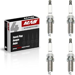 MAS Set of 4 Iridium Spark Plugs 4469 Compatible with Chrysler Dodge Challenger Hyundai Jeep Cherokee Nissan Altima Replacement for 9609 BY481LFR5A LFR5AIX11 MZ602090