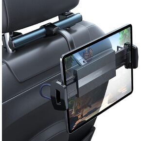 APPS2Car Tablet Holder for Car Headrest, iPad Holder for Car Back Seat, Adjustable Gooseneck Arm & 360° Rotation Fit for iPad Pro Air Mini/Samsung Tabs/Kindles or Other 4.7-12.9" Devices in Kuwait