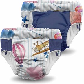 Kanga Care Lil Learnerz Reusable Toilet Training Pants (XSmall - BAM & Royal)