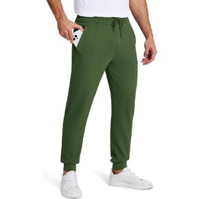MAGCOMSEN Men's Joggers Athletic Running Pants Workout Gym Lightweight Sweatpants with Pockets Tappered Track Jogging Pants