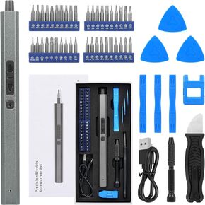 Mini Electric Screwdriver, VIPITH 50 in 1 Precision Screwdriver Cordless Screwdriver Kit with 40 Magnetic Bits, Power Screwdriver Set Repair Tool for Phone Camera Laptop Watch Computer in Kuwait